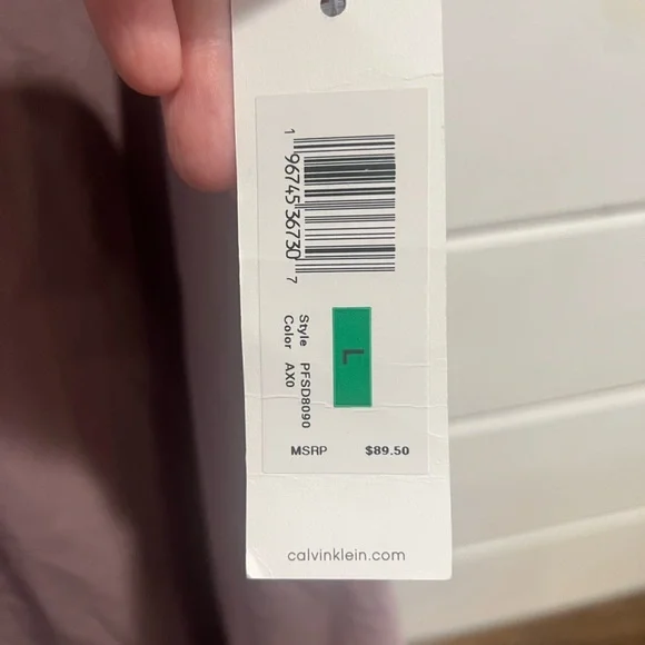 Calvin Klein Performance Mauve Tennis Pickleball Dress NWT SPF Wicking Active - Picture 3 of 10